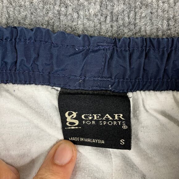 Gear for Sports Track Pants Mens Small Navy Blue Striped Windbreaker Athletic - Picture 2 of 12